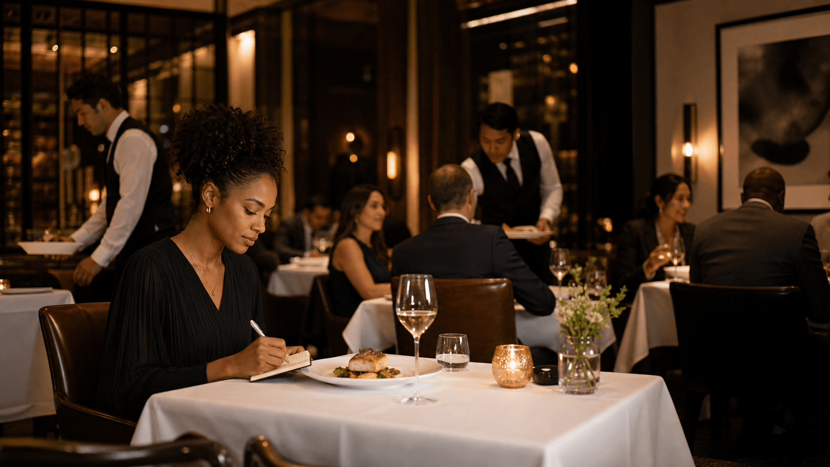 Professional mystery guest evaluating a dining experience